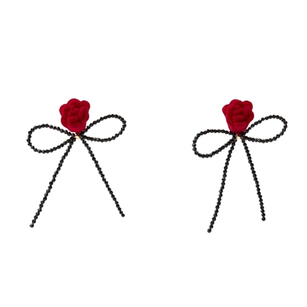 ZARA Floral Beaded Earrings